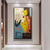 cheap People Paintings-100% Hand painted Pablo Picasso Style Oil Painting on Canvas Cuadros Posters Wall Picture for Living Room Decor Rolled Without Frame