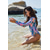 cheap Diving Suits &amp; Rash Guards-Women&#039;s One Piece Swimsuit Rash Guard Spandex Bodysuit Bathing Suit UV Sun Protection UPF50+ Breathable Stretchy Long Sleeve Front Zip High Neck - Swimming Surfing Beach Water Sports Floral / Summer