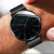 levne Quartz hodinky-Quartz hodinky dárek pro muže minimalistické ultra tenké nerezové hodinky stylové pánské hodinky business casual quartz hodinky