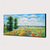 cheap Landscape Paintings-Oil Painting Hand Painted Horizontal Landscape Abstract Landscape Vintage Modern Rolled Canvas (No Frame)