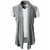 cheap Men&#039;s Casual T-shirts-Men&#039;s Vest Solid Colored Vests Sleeveless Regular Fit Sweater Cardigans Stand Collar Army Green Light gray Black