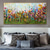 cheap Floral/Botanical Paintings-Mintura Hand Painted Flowers Landscape Oil Paintings on Canvas Modern Abstract Wall Picture Art Posters For Home Decoration Ready To Hang With Stretched Frame