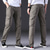 voordelige Cargobroeken-Voor heren Cargohosen Wandelbroek Werkbroek Militair Lente Herfst Buiten Ruim Passend Ripstop Multi-Pocket Multi Pocket Zacht Broeken / Regenbroek / Overbroek Kleding Onderlichaam Zwart Leger Groen