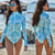 cheap Diving Suits &amp; Rash Guards-Women&#039;s Rash Guard One Piece Swimsuit UV Sun Protection UPF50+ Quick Dry Long Sleeve Bodysuit Bathing Suit Front Zip High Neck Swimming Surfing Beach Water Sports Floral / Botanical Summer / Stretchy