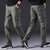 voordelige Cargobroeken-Voor heren Cargohosen Wandelbroek Werkbroek Militair Lente Herfst Buiten Ruim Passend Ripstop Multi-Pocket Multi Pocket Zacht Broeken / Regenbroek / Overbroek Kleding Onderlichaam Zwart Leger Groen