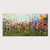cheap Floral/Botanical Paintings-Mintura Hand Painted Flowers Landscape Oil Paintings on Canvas Modern Abstract Wall Picture Art Posters For Home Decoration Ready To Hang With Stretched Frame