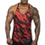voordelige Gym tanktops-mannen spier fitness tank top bodybuilding workout gym sport mouwloos stringer shirts vest (tag m = us xs, stijl 2-rood)