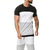 billige T-shirtsæt til mænd-mænds 2-delt outfit sportsæt forår sommer afslappet korte ærmer toppe + korte bukser træningsdragt