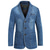 preiswerte Denim-Outwear-Jeans jacke blazer für Herren denim Anzugjacke mit 3 Knöpfen und Distressed-Denim-Blazerjacke (groß, hellblau_02)