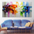 cheap Abstract Paintings-Oil Painting Hand Painted Horizontal Panoramic Abstract Still Life Modern Rolled Canvas (No Frame)