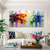 cheap Abstract Paintings-Oil Painting Hand Painted Horizontal Panoramic Abstract Still Life Modern Rolled Canvas (No Frame)