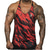 ieftine Tricouri de Sală-bărbați fitness fitness top bodybuilding antrenament sală de sport sport fără mâneci cămașă stringer vesta (etichetă m = noi xs, stil 2-roșu)