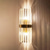cheap Crystal Wall Lights-Crystal Modern Nordic Style Wall Sconces Wall Lamps for Bedroom Dining Room Steel Indoor Lighting 110-120V 220-240V