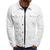 cheap Denim Outwear-men&#039;s autumn winter button solid color vintage denim jacket tops blouse coat outwear (red,m)