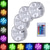 billige Undervannslamper-utendørs nedsenkbare lys undervanns svømmebasseng lys vanntett fjernkontroll 4 stk 3w rgb 5.5v egnet for vaser akvarier 10 ledede perler