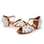 cheap Kids Dance Shoes-Girls&#039; White Latin Dance Sandals with Rhinestone Buckle, Low Heel, and Crisscross Straps - Ideal for Ballroom and Salsa Practice