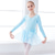 お買い得  バレエダンスウェア-通気性のあるバレエドレス リボン フリル スプリットジョイント 女の子用 トレーニング パフォーマンス 長袖 ハイスパンデックス