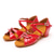cheap Kids Dance Shoes-Girls&#039; White Latin Dance Sandals with Rhinestone Buckle, Low Heel, and Crisscross Straps - Ideal for Ballroom and Salsa Practice