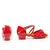 cheap Kids Dance Shoes-Girls&#039; White Latin Dance Sandals with Rhinestone Buckle, Low Heel, and Crisscross Straps - Ideal for Ballroom and Salsa Practice