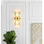 cheap Crystal Wall Lights-Crystal Modern Nordic Style Wall Sconces Wall Lamps for Bedroom Dining Room Steel Indoor Lighting 110-120V 220-240V