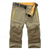 cheap Trousers &amp; Shorts-Men&#039;s Hiking Shorts Hiking Pants Trousers Military Outdoor Ripstop Below Knee Pants / Trousers Capri Pants Bottoms ArmyGreen Gray-black Blue khaki Work Fishing Climbing M L XL XXL XXXL