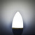 baratos Lâmpadas LED em Forma de Vela-10 peças e14 3w led vela lâmpada candelabro candelabro lâmpada decoração luz branco quente branco frio c35 c35l fosco 220-240v