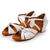 cheap Kids Dance Shoes-Girls&#039; White Latin Dance Sandals with Rhinestone Buckle, Low Heel, and Crisscross Straps - Ideal for Ballroom and Salsa Practice