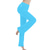 cheap Yoga Pants &amp; Bloomers-Women&#039;s High Waist Yoga Pants Flare Leg Bootcut 4 Way Stretch Quick Dry Moisture Wicking Deep Purple Lake blue Pink Modal Zumba Fitness Gym Workout Sports Activewear High Elasticity Loose