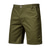tanie męskie szorty chino-męski klasyczny styl modne szorty cargo szorty kieszonkowe krótkie spodnie sportowe outdoorowy casual mikro-elastyczny jednolity kolor mieszanka bawełny komfort oddychający do połowy talii zielony