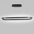 abordables Diseño de línea-80/100cm diseño circular lámpara colgante led estilo nórdico aleación de aluminio acabados pintados moda moderna para comedor cocina salón 110-240v 78w solo regulable con mando a distancia