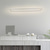 abordables Diseño de línea-80/100cm diseño circular lámpara colgante led estilo nórdico aleación de aluminio acabados pintados moda moderna para comedor cocina salón 110-240v 78w solo regulable con mando a distancia