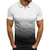 Недорогие Одежда для гольфа-мужская рубашка поло рубашка для гольфа быстросохнущая футболка поло обычного кроя влагоотводящий топ с коротким рукавом легкая дышащая рубашка градиентного цвета для тенниса гольф бег спортивная