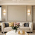 cheap Crystal Wall Lights-Crystal Modern Nordic Style Wall Sconces Wall Lamps for Bedroom Dining Room Steel Indoor Lighting 110-120V 220-240V
