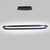 abordables Diseño de línea-80/100cm diseño circular lámpara colgante led estilo nórdico aleación de aluminio acabados pintados moda moderna para comedor cocina salón 110-240v 78w solo regulable con mando a distancia