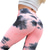 cheap Yoga Leggings &amp; Tights-Women&#039;s Leggings Sports Gym Leggings Yoga Pants Spandex Rose Pink / Blue Pink Yellow Winter Tights Leggings Tie Dye Tummy Control Butt Lift Breathable Scrunch Butt Jacquard Clothing Clothes Fitness