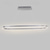 abordables Diseño de línea-80/100cm diseño circular lámpara colgante led estilo nórdico aleación de aluminio acabados pintados moda moderna para comedor cocina salón 110-240v 78w solo regulable con mando a distancia
