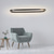 abordables Diseño de línea-80/100cm diseño circular lámpara colgante led estilo nórdico aleación de aluminio acabados pintados moda moderna para comedor cocina salón 110-240v 78w solo regulable con mando a distancia