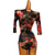 cheap Tops &amp; Sets-Latin Dance Leotard / Onesie Pattern / Print Women's Performance Half Sleeve Spandex