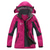 cheap Softshell, Fleece &amp; Hiking Jackets-Women&#039;s Hiking 3-in-1 Jackets Ski Jacket Hiking Fleece Jacket Polar Fleece Winter Outdoor Thermal Warm Windproof Quick Dry Lightweight Outerwear Trench Coat Top Full Zip Skiing Camping / Hiking