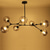 economico Lampadari-multi head magic bean lampadario caldo bianco luce creativa arte moderna soggiorno lampada heteromorphic nordic semplice sfera di vetro molecolare sala da pranzo ac110v ac220v