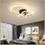 cheap Dimmable Ceiling Lights-LED Ceiling Light Circle Ring Nordic Gold Acrylic 2 3 5 6 Heads Exterior Lighting Living Room Ceiling Lamp Simple Modern Art ceiling Light Luxury LED Bedroom Light AC220V