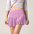 cheap Skorts-Women&#039;s Running Skirt Athletic Skorts Tennis Skort Bottoms Solid Colored Moisture Wicking Black Purple Pink / Micro-elastic