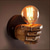 cheap Indoor Wall Lights-Lightinthebox Antique Resin Fist Wall Lamp European Bar Restaurant Cafe Decorative Wall Lamp Left Hand Right Hand Wall Lamp Christmas Decoration   AC110V AC220V