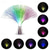 baratos Luzes decorativas-LED de fibra óptica luz noturna da lâmpada mudando a cor da decoração luz presente de natal 2w para festa de casamento decoração de quarto de casa sem bateria