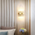 abordables Appliques en cristal-Appliques murales de style nordique moderne en cristal appliques murales salon chambre applique murale en cristal 220-240v