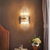 abordables Appliques en cristal-Appliques murales de style nordique moderne en cristal appliques murales salon chambre applique murale en cristal 220-240v