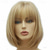 cheap Party Wigs-Synthetic Wig Hathaway Middle Part Wig Blonde Short Curly Golden Blonde Synthetic Hair 12 inch Women Natural Daily Party Wig Halloween Wigs