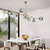 economico Lampadari-multi head magic bean lampadario caldo bianco luce creativa arte moderna soggiorno lampada heteromorphic nordic semplice sfera di vetro molecolare sala da pranzo ac110v ac220v