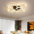 cheap Dimmable Ceiling Lights-LED Ceiling Light Circle Ring Nordic Gold Acrylic 2 3 5 6 Heads Exterior Lighting Living Room Ceiling Lamp Simple Modern Art ceiling Light Luxury LED Bedroom Light AC220V