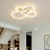 cheap Dimmable Ceiling Lights-LED Ceiling Light Circle Ring Nordic Gold Acrylic 2 3 5 6 Heads Exterior Lighting Living Room Ceiling Lamp Simple Modern Art ceiling Light Luxury LED Bedroom Light AC220V